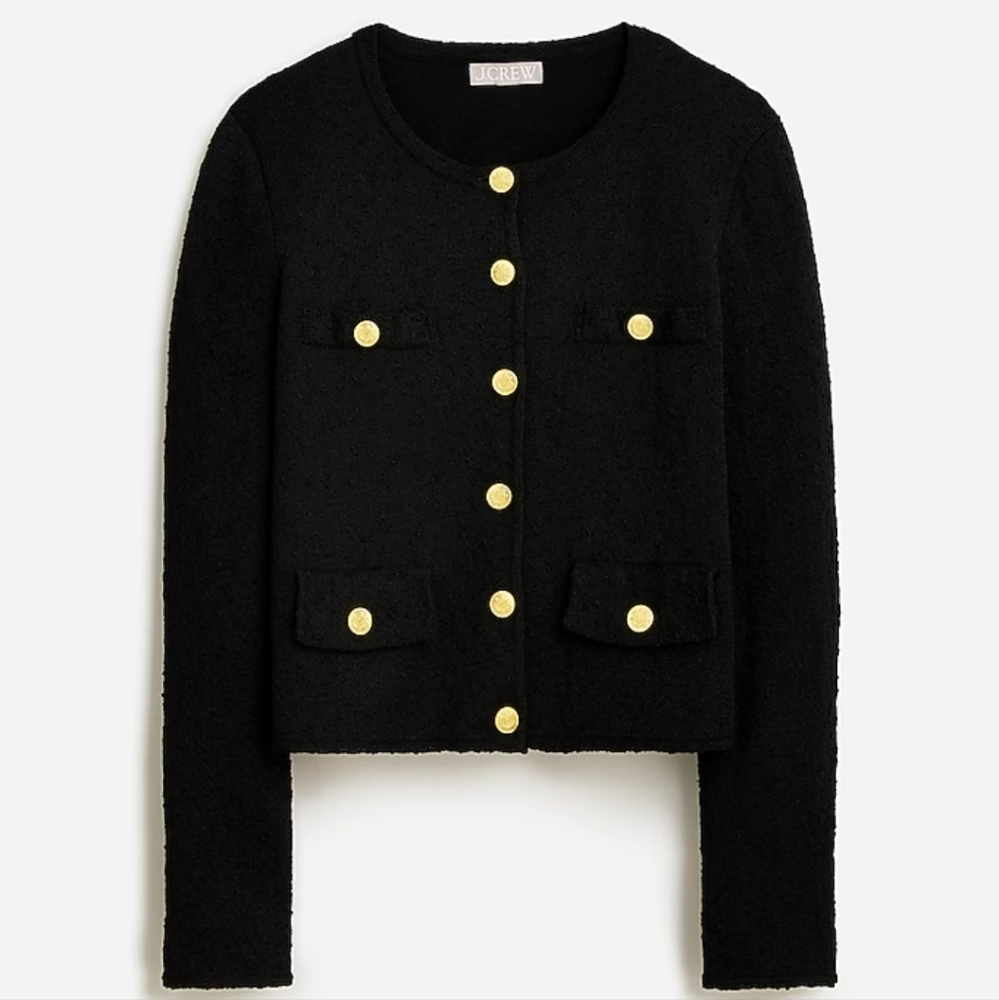 J.Crew Cropped Lady Jacket in Textured Boucle - Picture 4 of 6